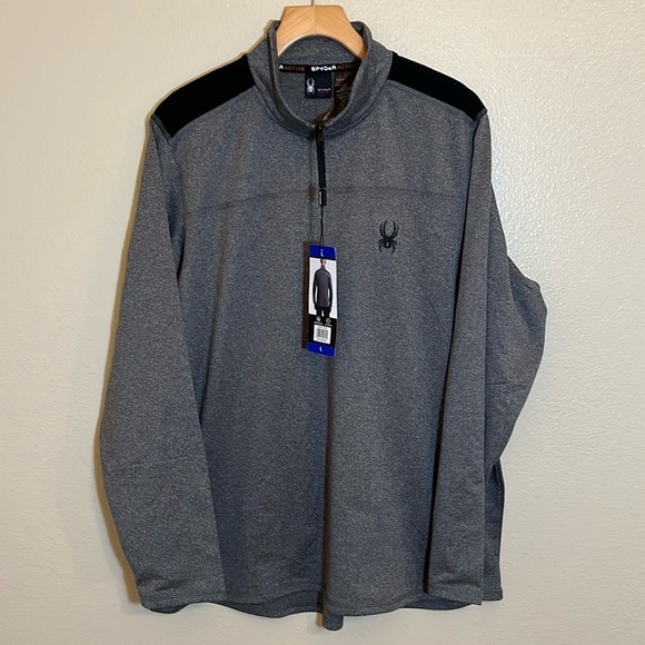 Spyder Other - NWT Spyder Grey Activewear Pullover Sweatshirt